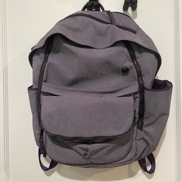 lululemon athletica Handbags - Lululemon purple backpack with detachable purse